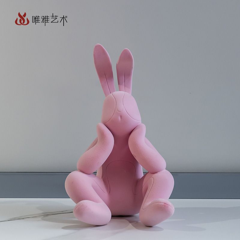 Mr. Rabbit - Thinking Rabbit - Flocking (1)